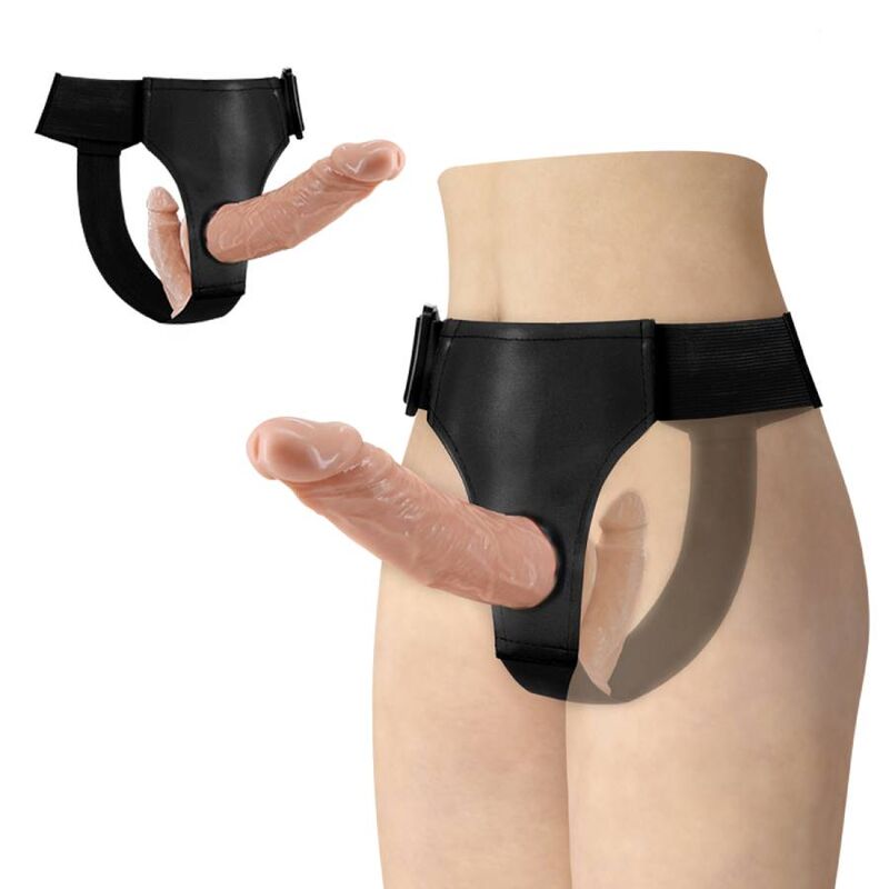 Baile - Ultra Apaixonado Dildos Duplos Com Arnês