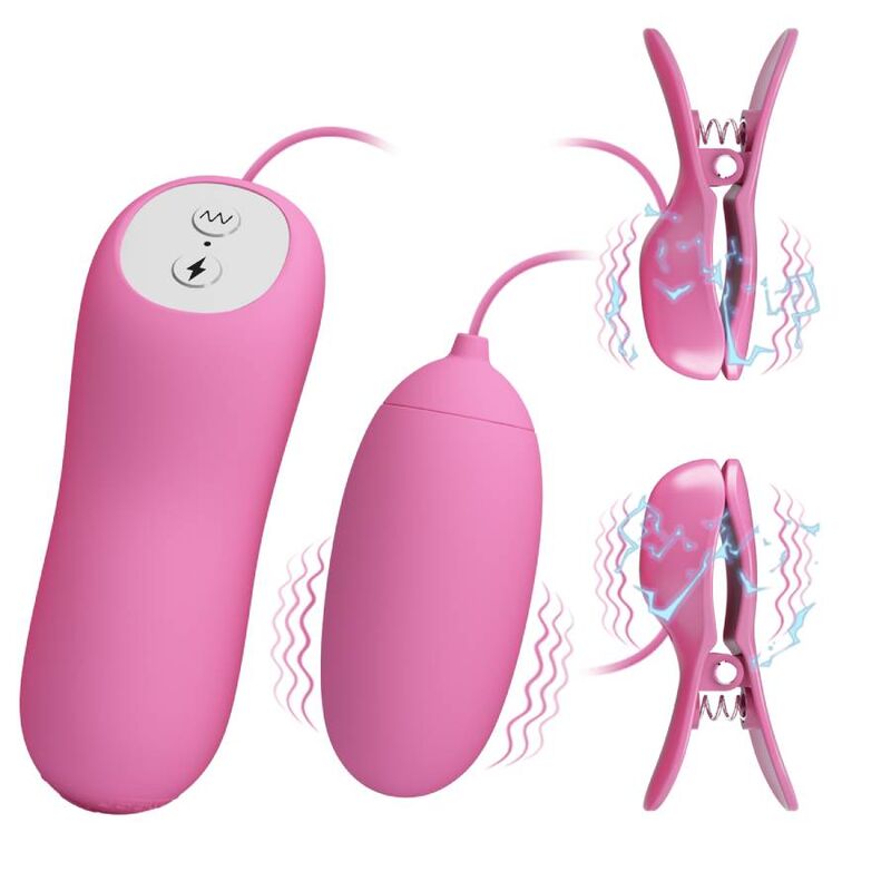 Pretty Love - Pina Com Vibrao E Eletroshock Rosa