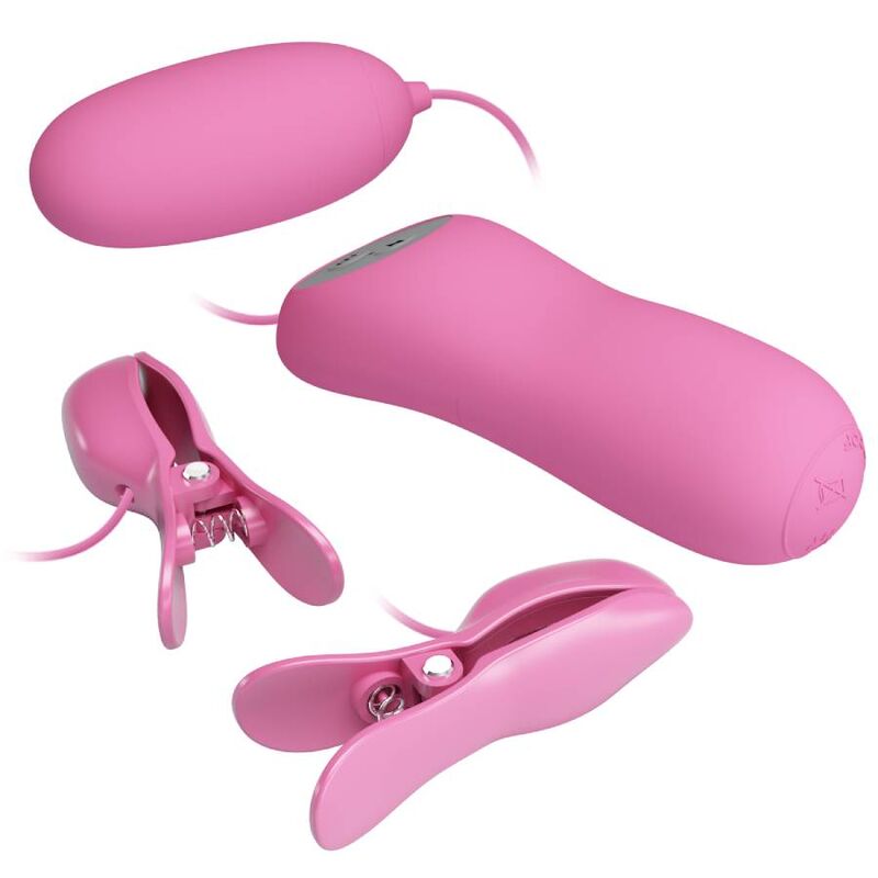 Pretty Love - Pina Com Vibrao E Eletroshock Rosa