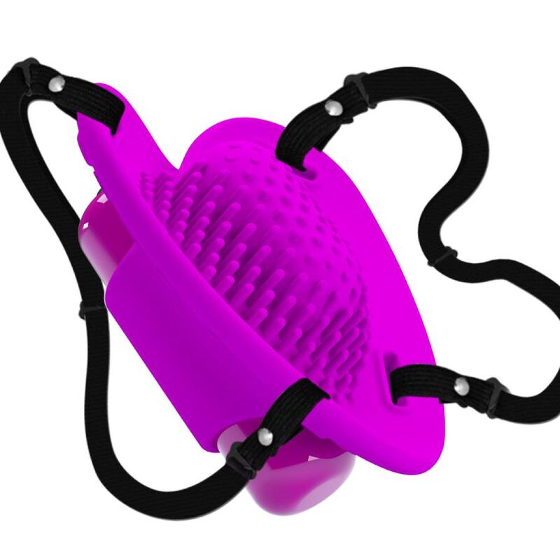 PRETTY LOVE - MASAJEADOR DE CLITORIS HEARTBEAT 10 MODOS DE VIBRAO ROXO