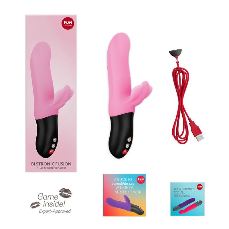 Fun Factory - Rosa de caramelo Bi Stronic Fusion