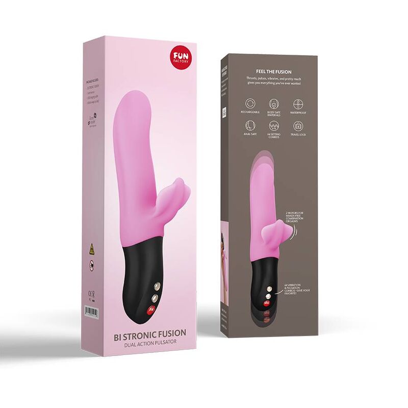 Fun Factory - Rosa de caramelo Bi Stronic Fusion