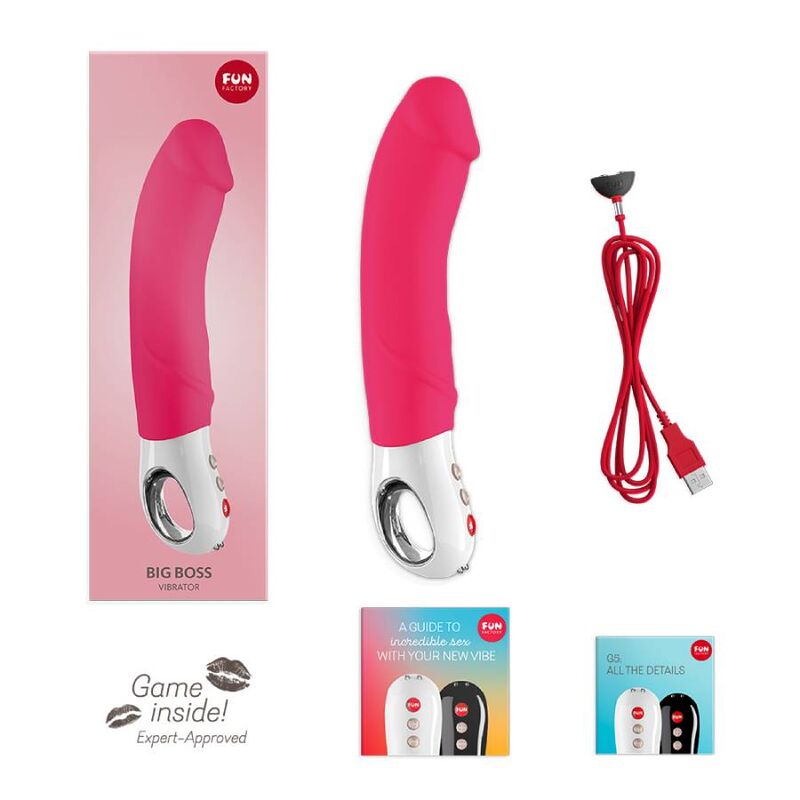 Vibrador Fun Factory Big Boss G5 Rosa