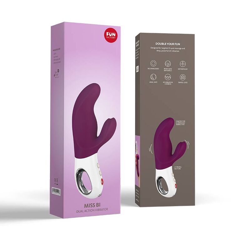 Vibrador Miss Bi Dual UVA Blanco da FUN FACTORY