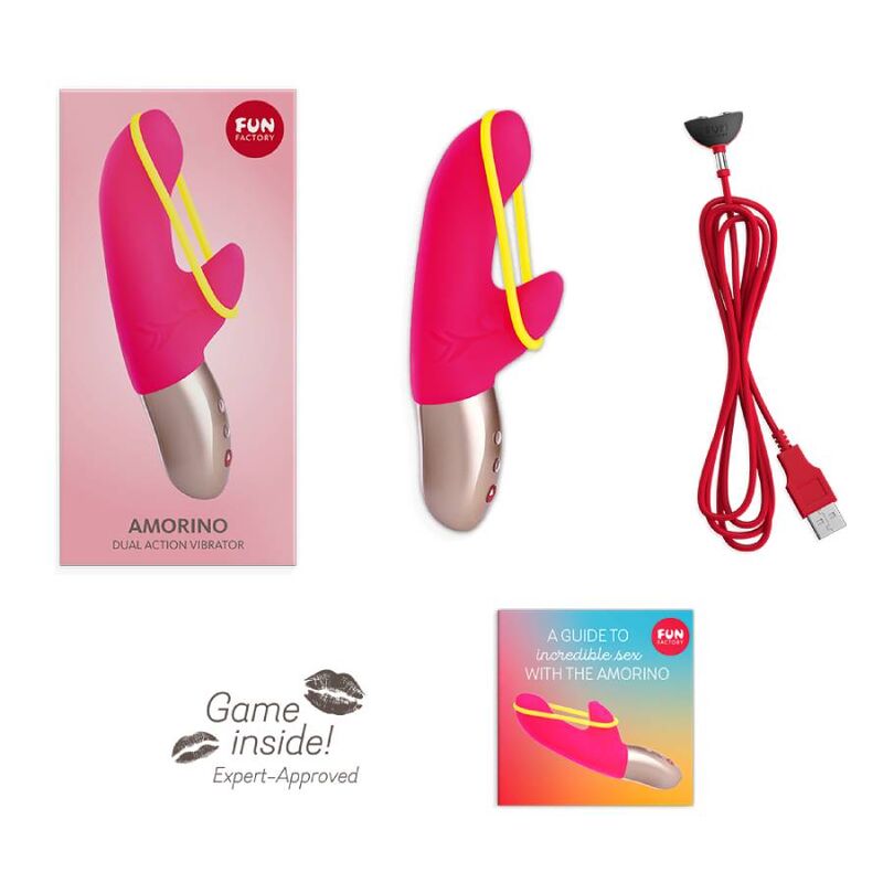 FUN FACTORY - AMORINO ROSA/AMARELO FLUORESCENTE