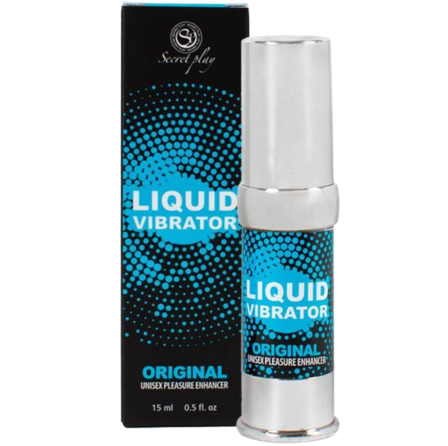 SECRETPLAY - VIBRADOR LÍQUIDO ESTIMULADOR UNISSEXO 15 ML - Sex Shop Sexy