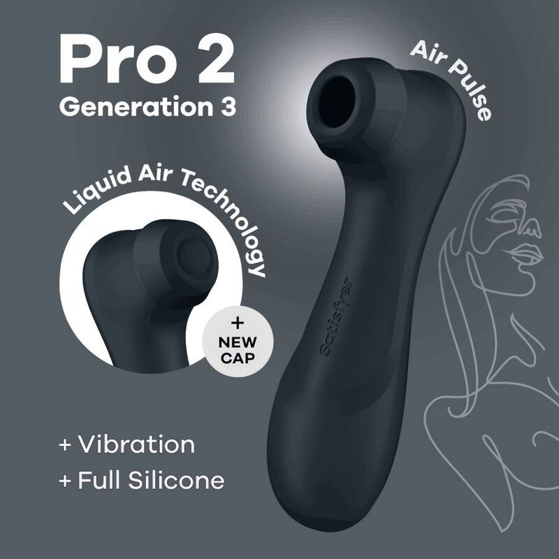 Satisfyer Pro 2 Geração 3 Tecnología Liquid Air Granate
