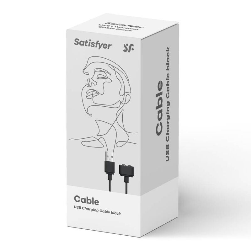 Satisfyer - Fio De Carregamento Preto