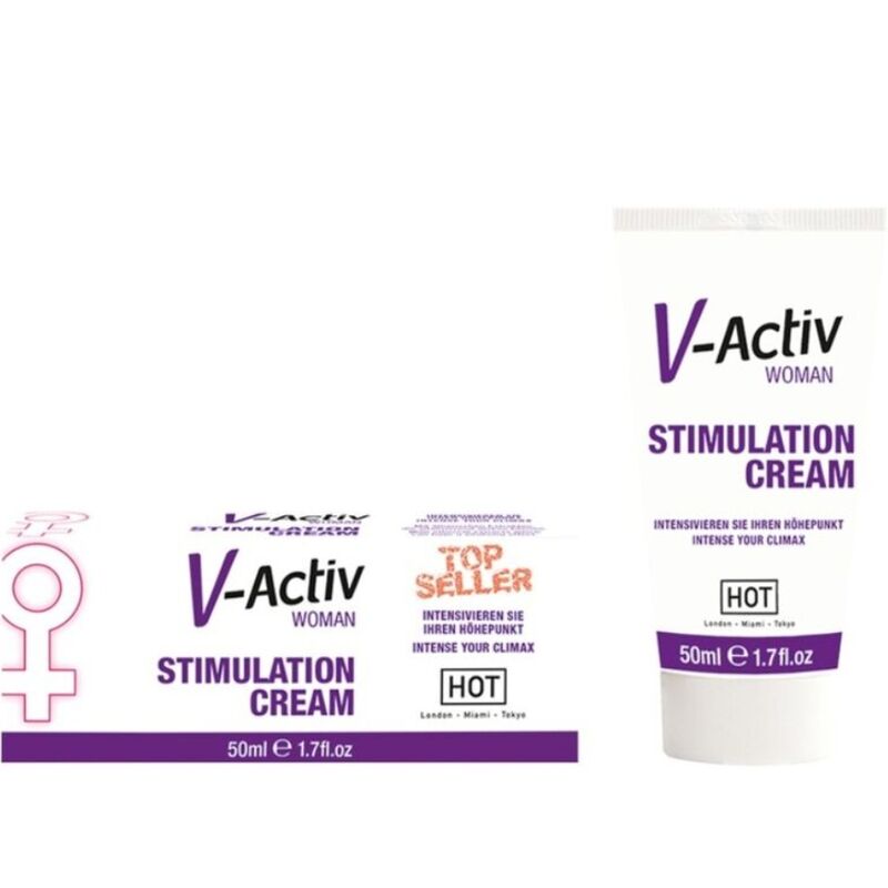HOT - V-ACTIV CREMA DE ESTIMULAÇÃO FEMININA 50ML