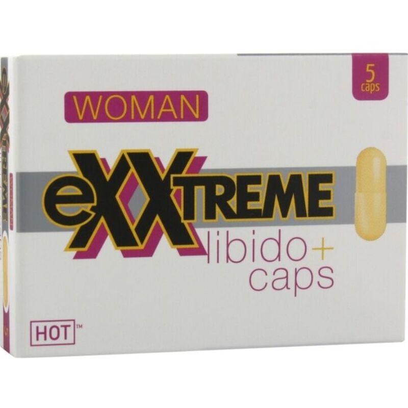 CÁPSULAS HOT - LIBIDO EXTREMA FEMININO 5 UDS.
