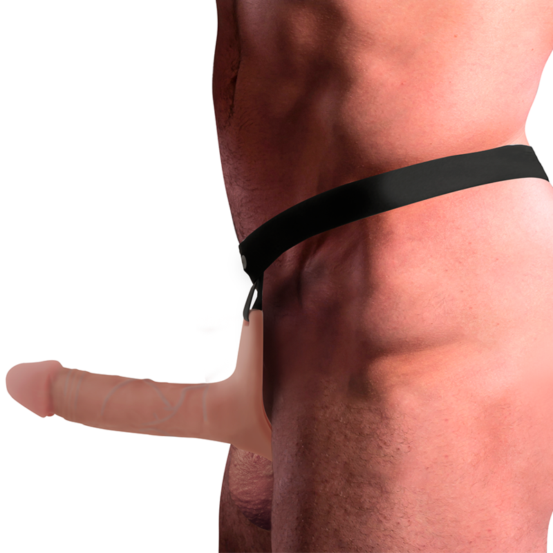INTENSE - ARNÊS OCO COM DILDO DE SILICONA 16 X 3,5 CM