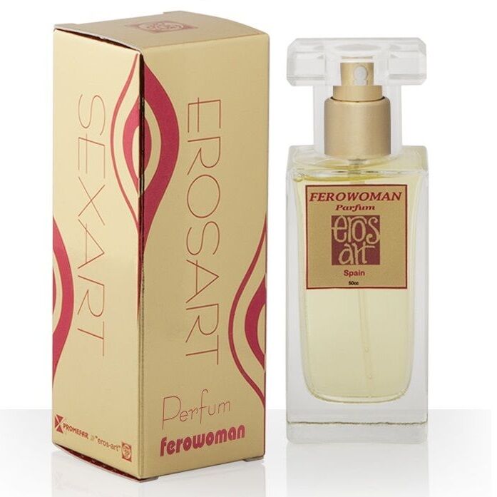 EROS-ART - FEROWOMAN PERFUME COM FEROMONAS PARA MULHER 50 ML - Sex Shop Sexy