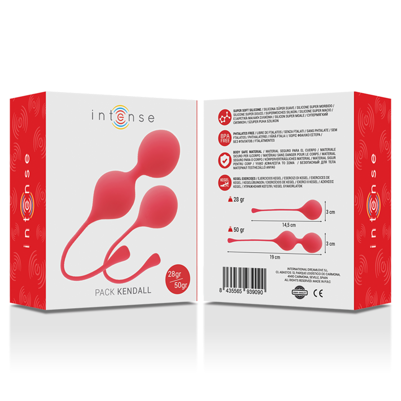 INTENSO - PACK BOLAS KEGEL KENDALL VERMELHO
