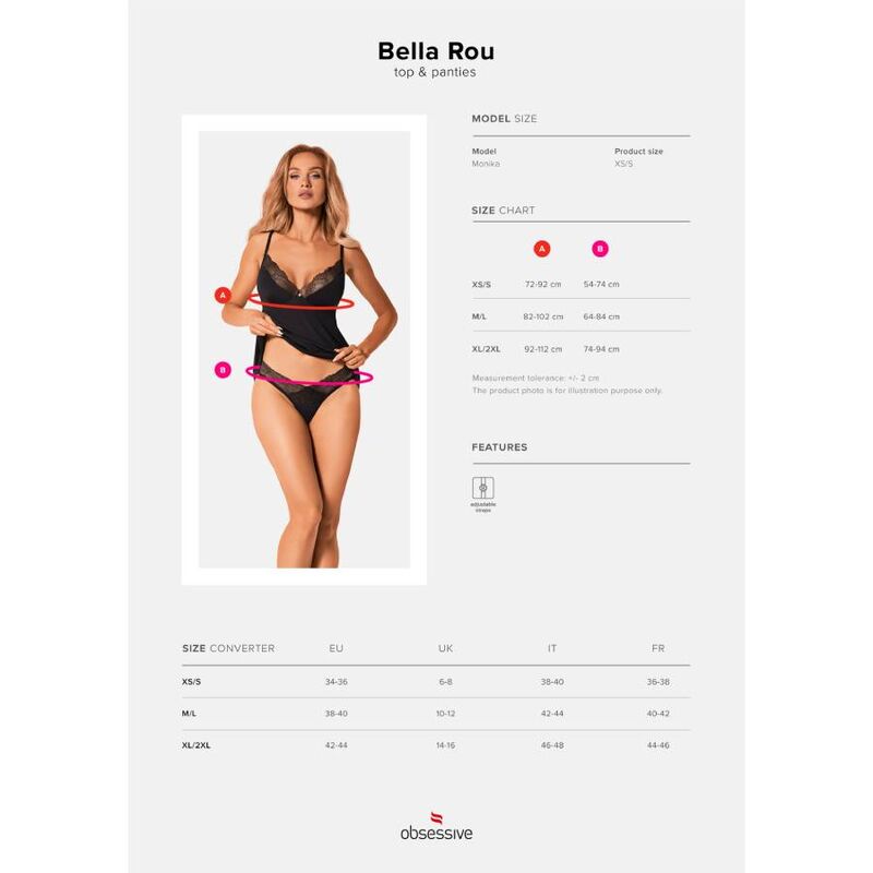 OBSESSIVE - BELLA ROU TOP Y CALA M/L