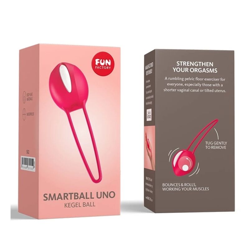 FUN FACTORY - SMARTBALL UNO BRANCO/VERMELHO INDIA