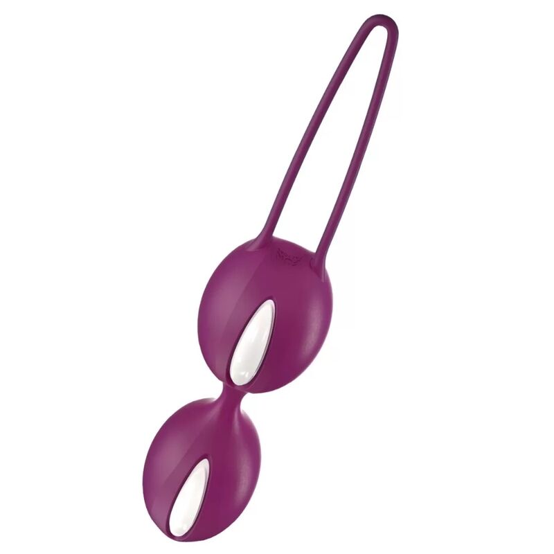 FUN FACTORY - SMARTBALLS DUO BOLAS PÉLVICAS BRANCO/UVA