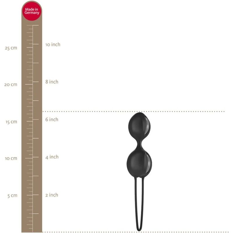 FUN FACTORY - SMARTBALLS DUO BOLAS PÉLVICAS CINZENTO/PRETO