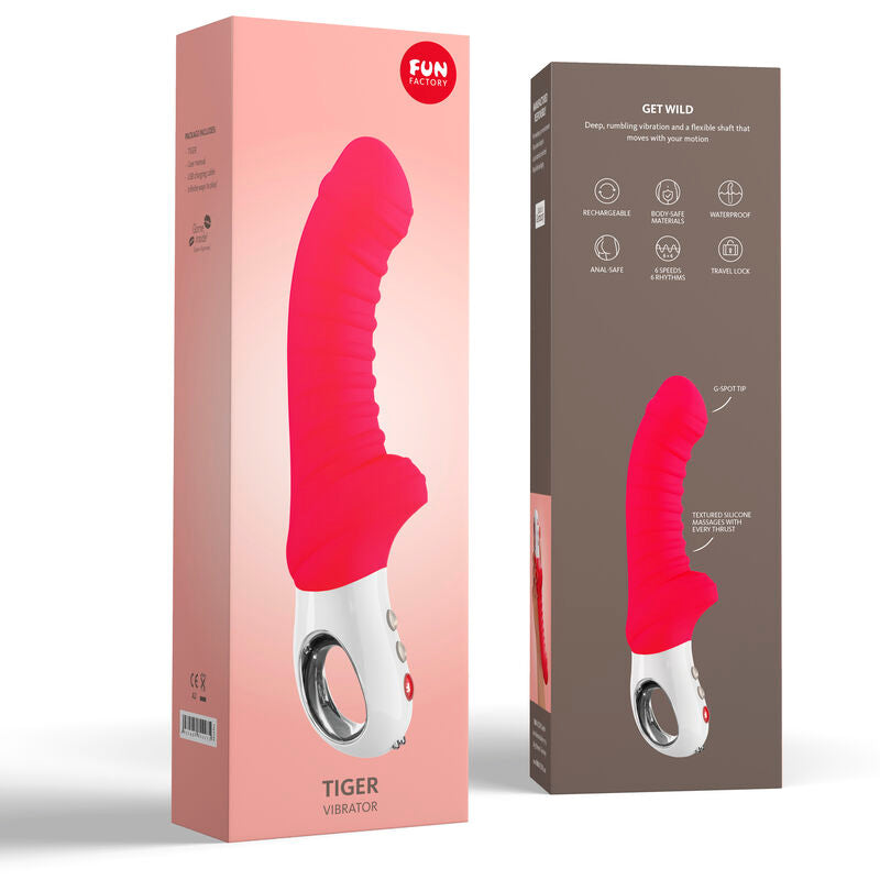 FUN FACTORY - TIGER INDIA VERMELHO