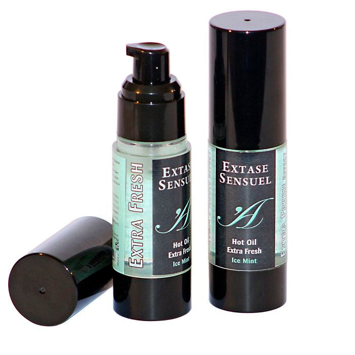 EXTASE SENSUAL - ÓLEO DE MASSAGEM EFEITO EXTRA FRESH GELO 30 ML - Sex Shop Sexy