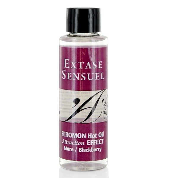 EXTASE SENSUAL - ÓLEO DE MASSAGEM EFEITO CALOR COM FEROMONAS AMORA 100 ML - Sex Shop Sexy