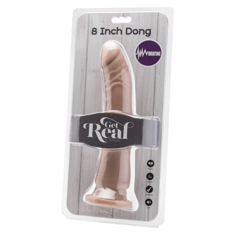 Get Real - Pele Vibrante Dong 20,5 Cm