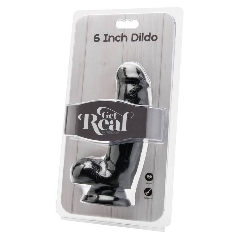 Get Real - Consolador 12 Cm Con Bolas Negras