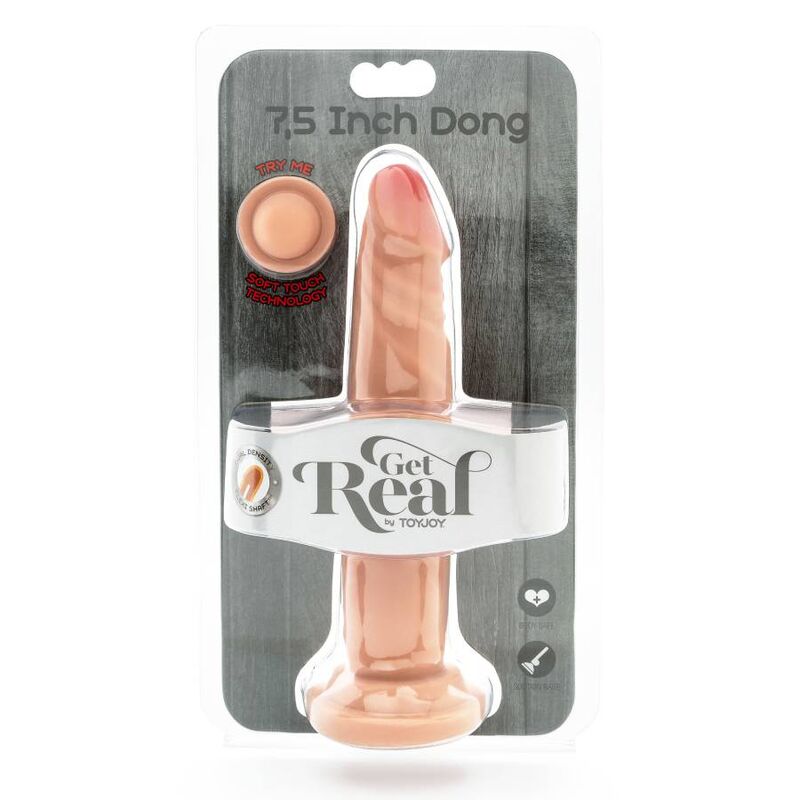 Get Real - Dong Dual Densidade Pele 19 Cm