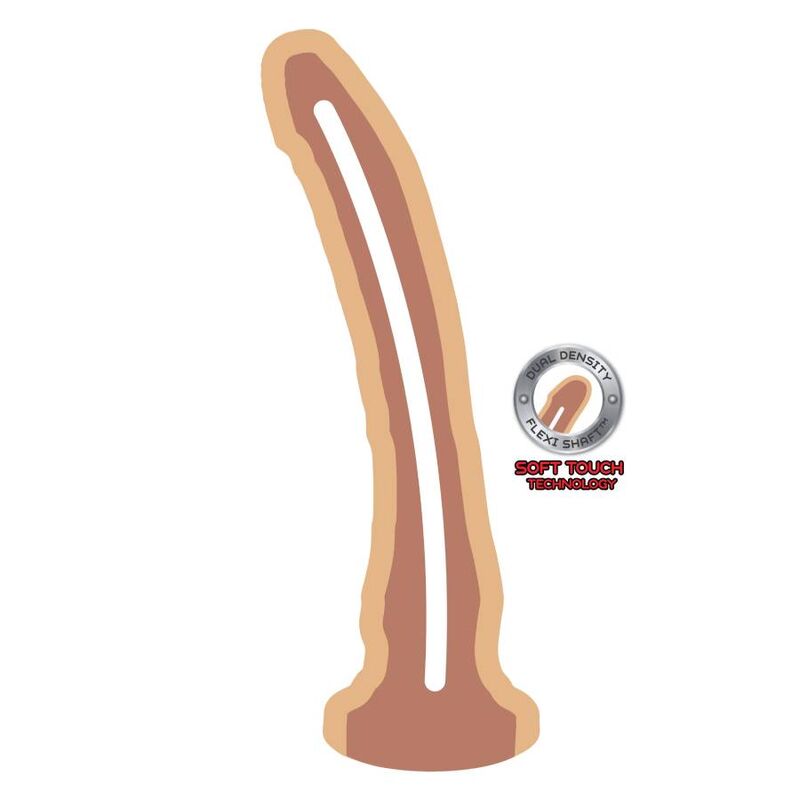 Get Real - Dong Dual Densidade Pele 20,5 Cm