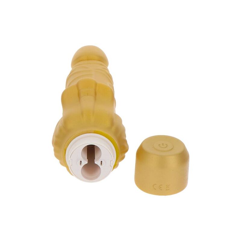 Get Real - Gold Dicker Stim Vibrador Ouro