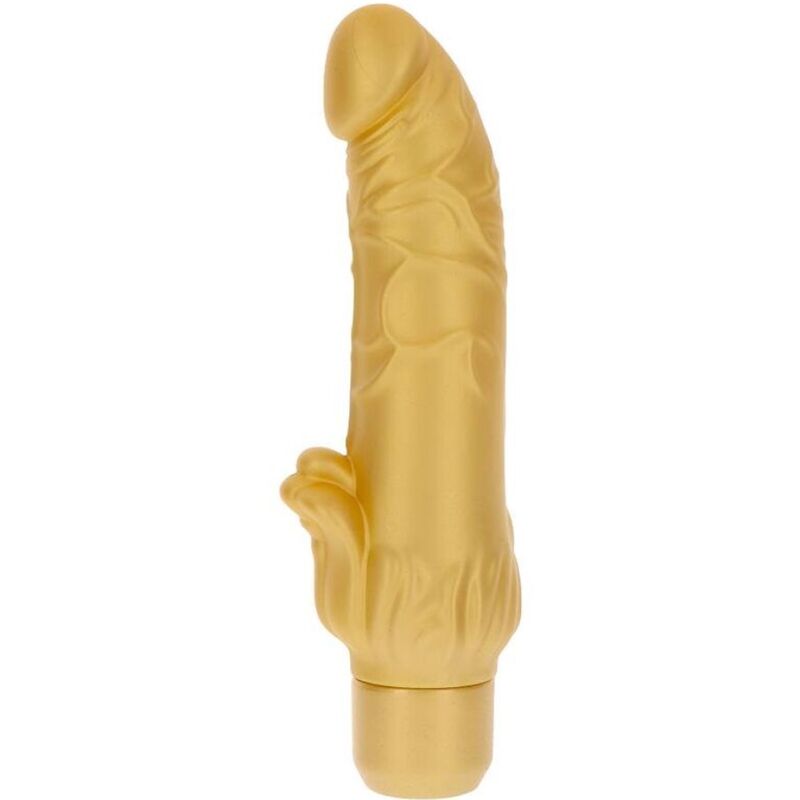 Get Real - Gold Dicker Stim Vibrador Ouro