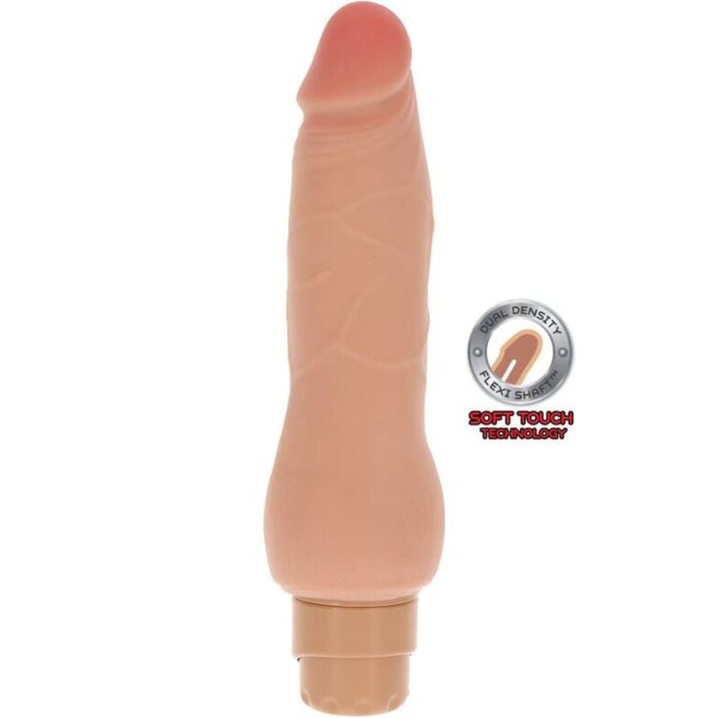 Get Real - Pele Vibrador Liso De Dual Densidade