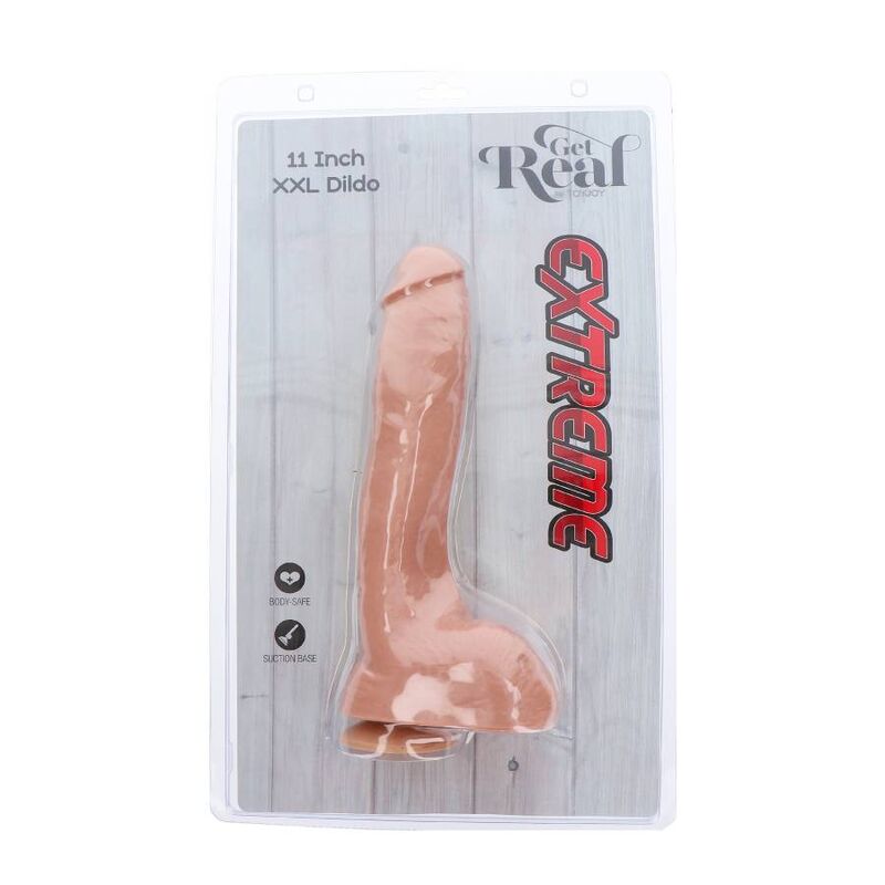 HAZTE REAL - DILDO EXTREMO XXL 28 CM PELE