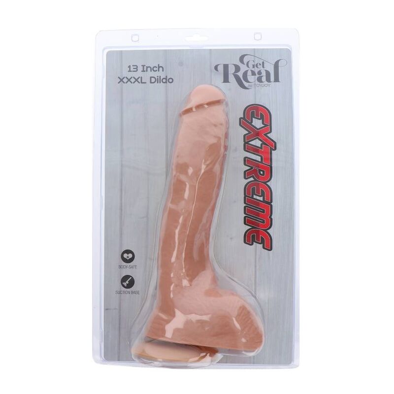 HAZTE REAL - DILDO EXTREMO XXXL 34 CM PELE