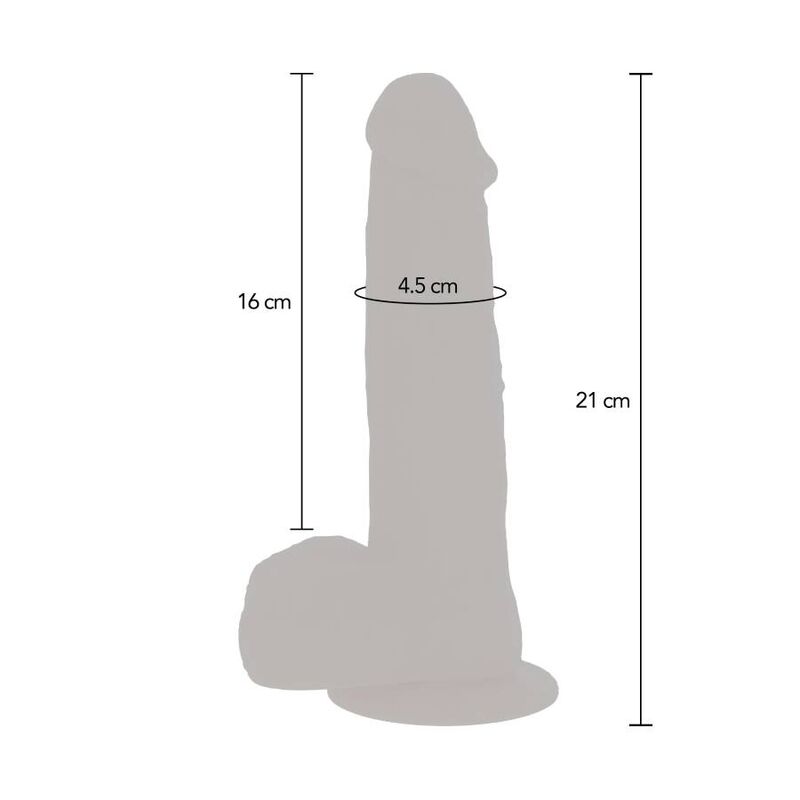 Get Real - Contas Rotativas Vibrando Pele Dildo