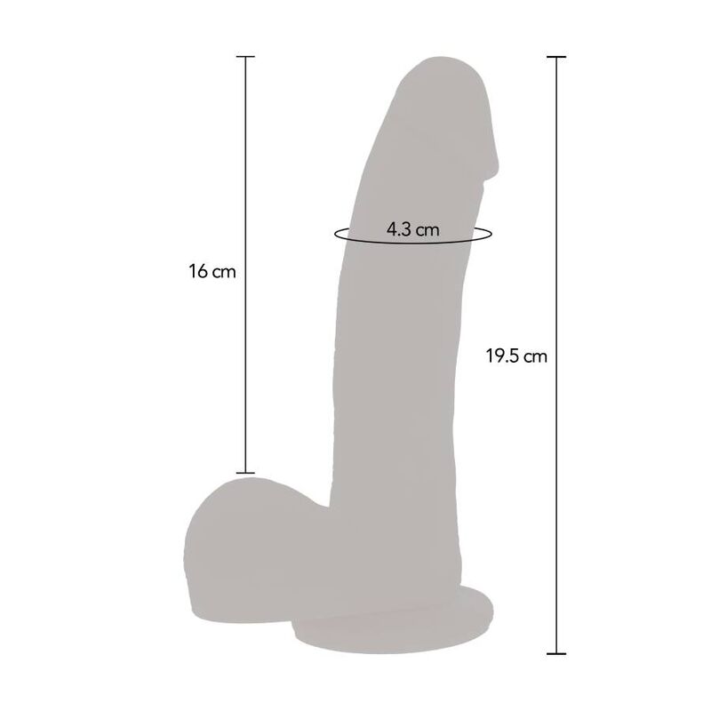 Get Real - Pele De Dildo De Confiana De Pulso Magnético