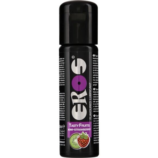 EROS - TASTY FRUITS LUBRIFICANTE MORANGO E KIWI 100 ML - Sex Shop Sexy