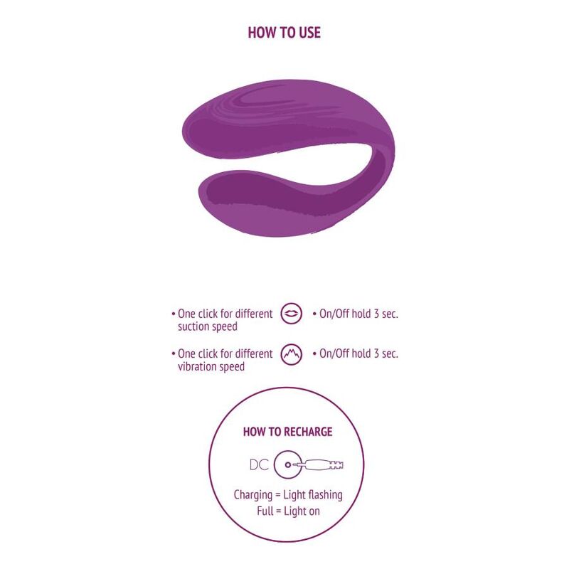 Xocoon - Vibrador Para Casais Bound Love Roxo