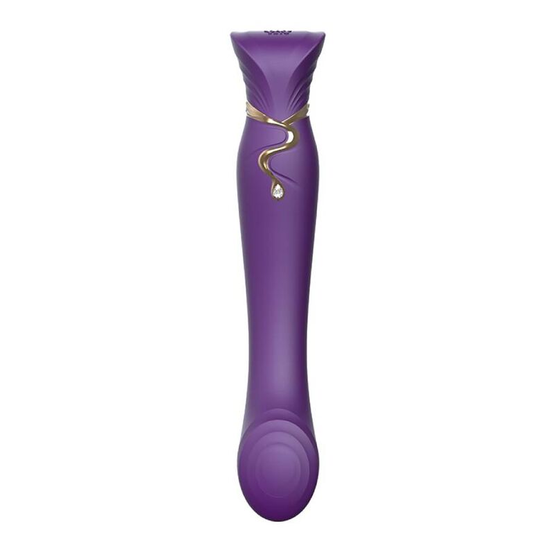 ZALO - VIBRADOR DE ONDAS PULSANTES QUEEN G-SPOT ROXO