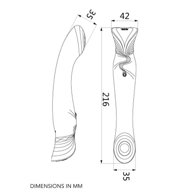 ZALO - VIBRADOR DE ONDAS PULSANTES QUEEN G-SPOT ROXO