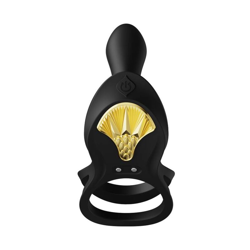 Zalo - Anel Vibrante Para Casais Bayek Preto