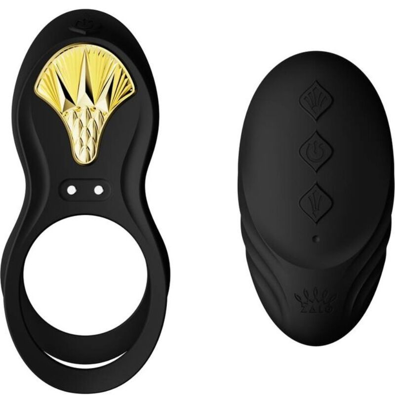 Zalo - Anel Vibrante Para Casais Bayek Preto