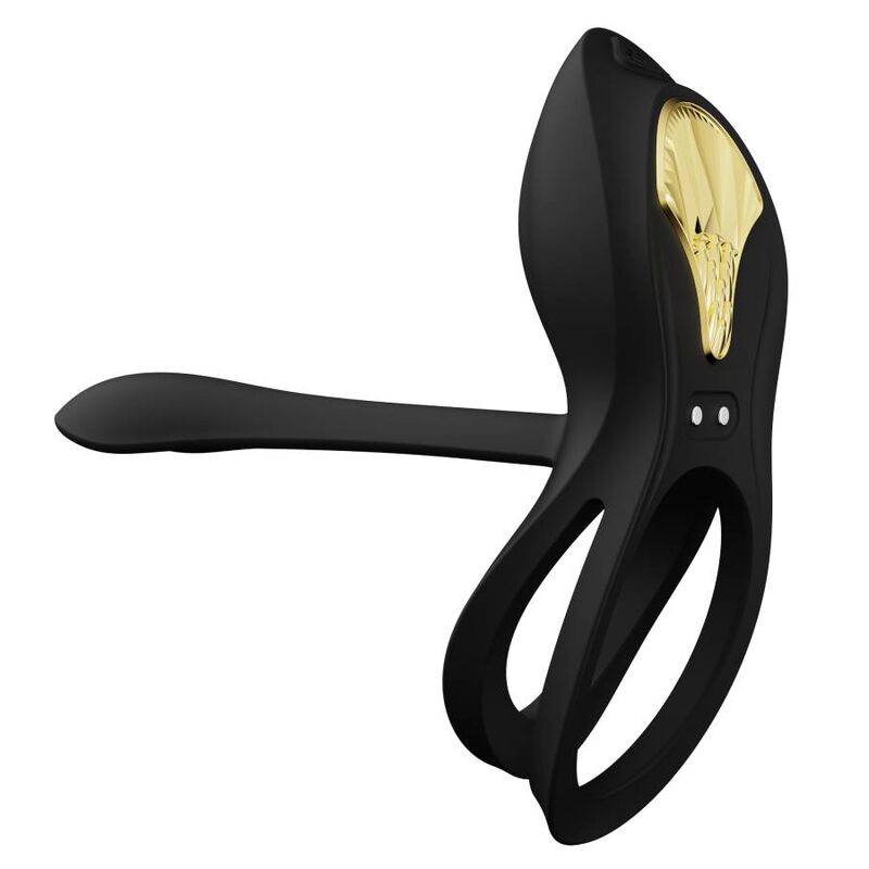 Zalo - Anel Vibrante Para Casais Bayek Preto