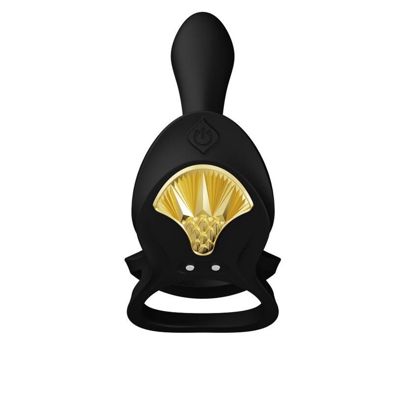 Zalo - Anel Vibrante Para Casais Bayek Preto
