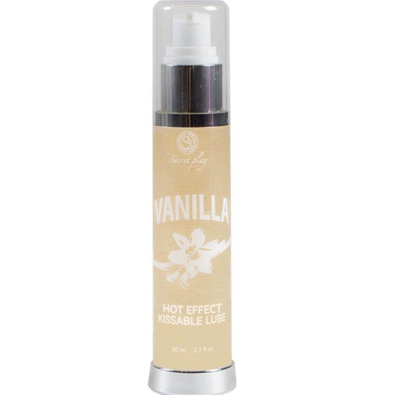 SECRETPLAY - LUBRIFICANTE 2 EM 1 EFEITO CALOR BAUNILHA 50 ML - Sex Shop Sexy