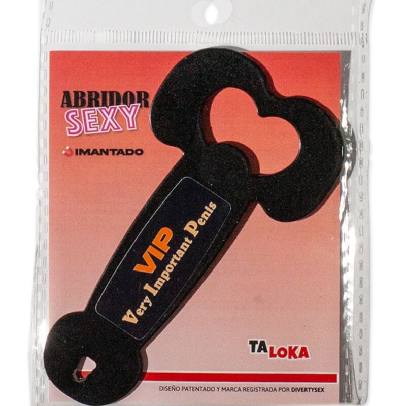 Taloka - Abridor De Metal Magnético Muito Importante Pênis Preto