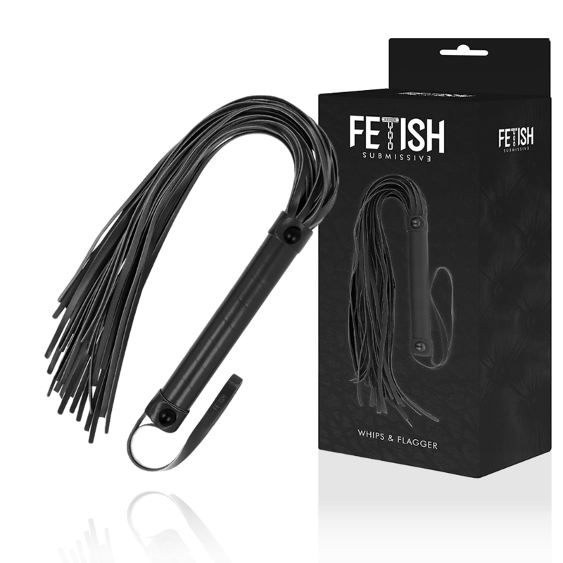 FETISH SUBMISSIVE - CHICOTE FLOGGER EM PELE VEGAN - Sex Shop Sexy