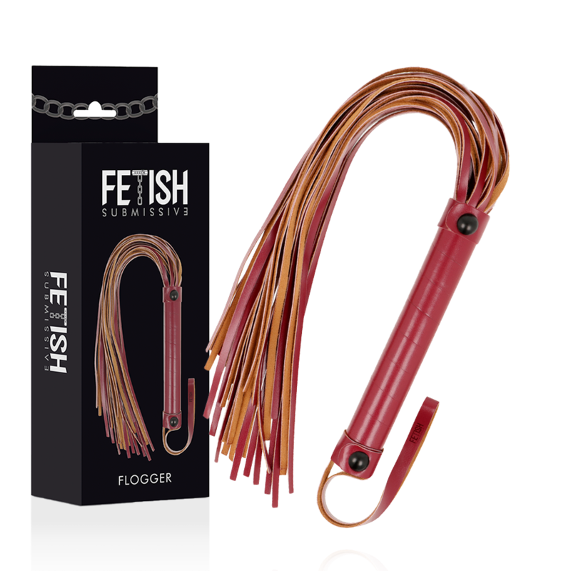 FETISH SUMISO CUARTO OSCURO - CHICOTE DE COURO VEGANO