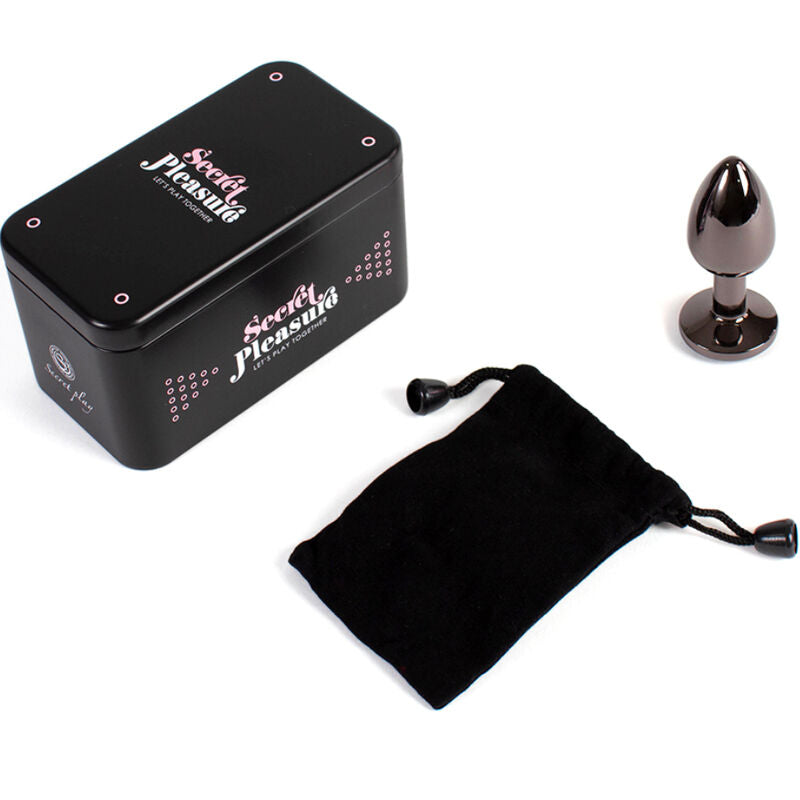 Plug Anal de Gunmetal Tamanho Pequeño 7 cm da Secretplay
