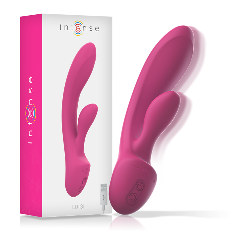 INTENSO - VIBRADOR LUIGI COELHO ROSA SILICONA LÍQUIDO