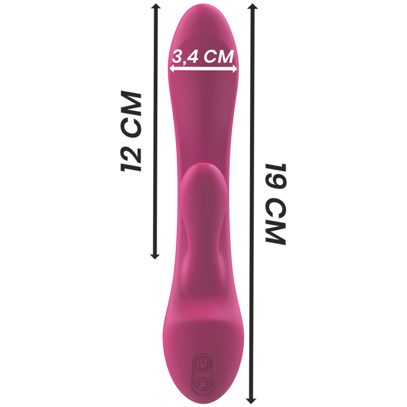 INTENSO - VIBRADOR LUIGI COELHO ROSA SILICONA LÍQUIDO